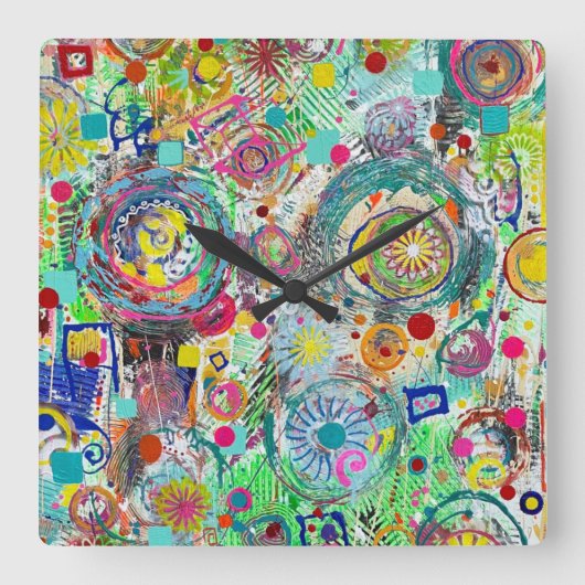 Partij in een Klok van de Wand van de Doos (Voorkant)