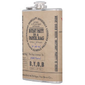 Partij in een  papierzak heupfles (Links)