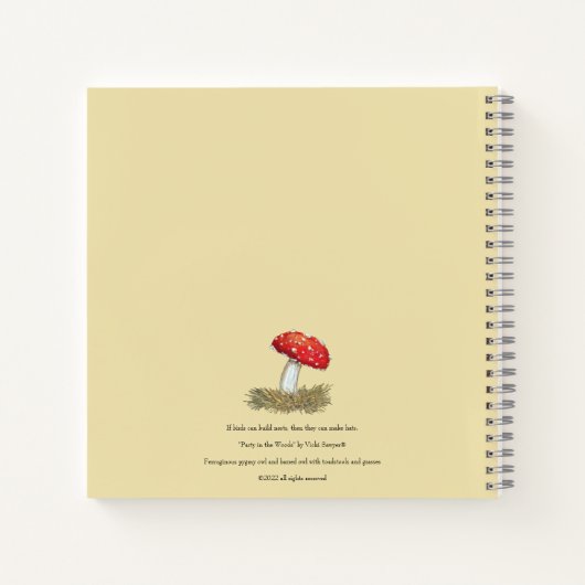 Partij in het Bos notitieboek (Achterkant)