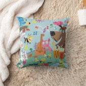 Partij in het Sierkussen van de bosdecoratie (Deken)