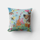 Partij in het Sierkussen van de bosdecoratie (Voorkant)