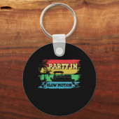 Partij in langzame beweging sleutelhanger (Voorkant)