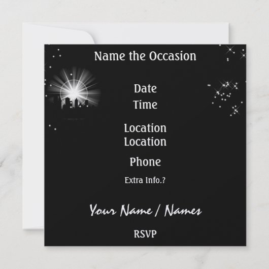 Partij in Stijlheldere lichten - SRF Kaart (Achterkant)