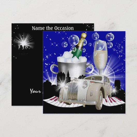 Partij in Stijlheldere lichten - SRF Kaart (Voorkant / Achterkant)