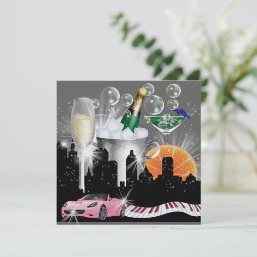 Partij in Stijlheldere lichten - SRF Kaart (Staand voorkant)