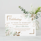 Partij Jubileum  Kaart (Staand voorkant)