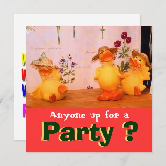 Partij Kaart (Voorkant / Achterkant)