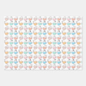 Partij katten Twee Verpakkingspapier Inpakpapier Vel (Voorkant)