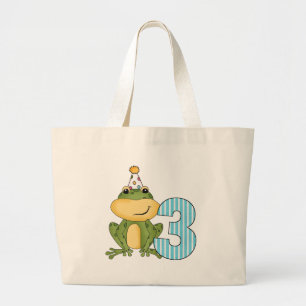 Partij Kikker 3e dag T-shirts en cadeautjes Grote Tote Bag