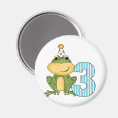 Partij Kikker 3e dag T-shirts en cadeautjes Magneet (Voorkant / Achterkant)