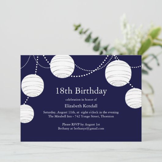 Partij Lantaarn 18e uitnodiging op zaterdag (Staand voorkant)