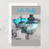 PARTIJ LATEN ***BACHELORETTE *** - BRIDALE PARTIJ KAART (Voorkant / Achterkant)