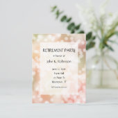 Partij lichten Uitnodiging Pensioenpartij (Staand voorkant)