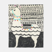 Partij Llama Fleece Deken (Voorkant)