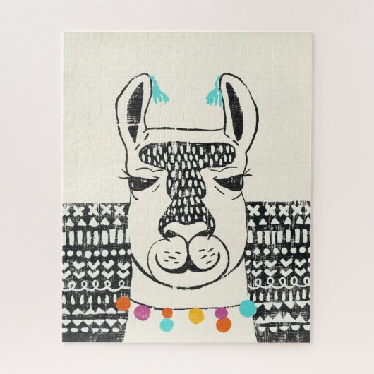 Partij Llama - Portrait Legpuzzel (Verticaal)