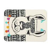 Partij Llama - Portrait Magneet (Horizontaal)