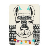 Partij Llama - Portrait Magneet (Verticaal)