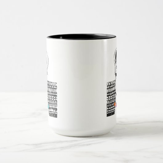 Partij Llama - Portrait Mok (Midden)