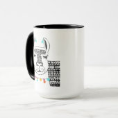 Partij Llama - Portrait Mok (Voorkant links)