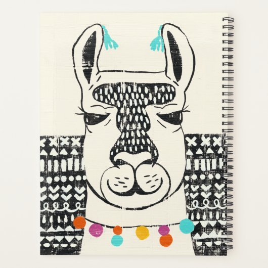 Partij Llama - Portrait Planner (Achterkant)