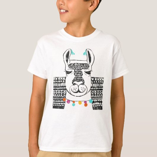 Partij Llama - Portrait T-shirt (Voorkant)