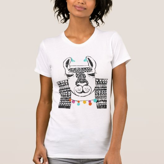 Partij Llama - Portrait T-shirt (Voorkant)