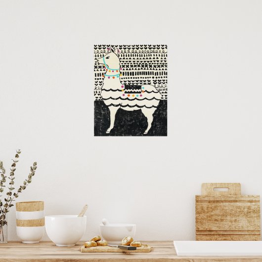 Partij Llama Poster (Keuken)