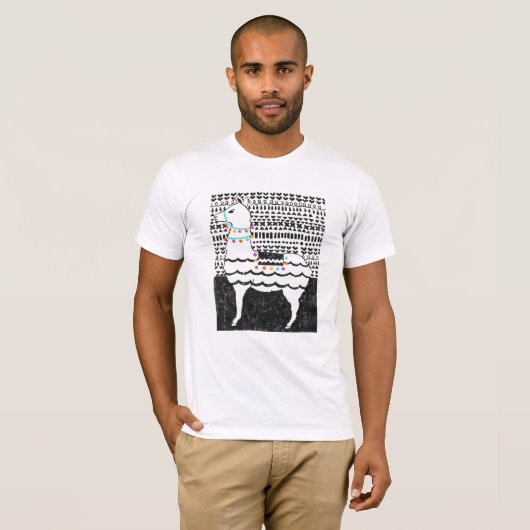 Partij Llama T-shirt (Voorkant volledig)