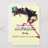 PARTIJ MASQUERADE KAART (Achterkant)