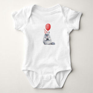 Partij met chinchilla romper