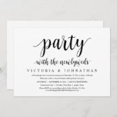 Partij met de nieuwpootjes, Wedding Elopement Dinn Kaart (Voorkant / Achterkant)