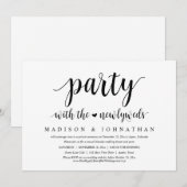 Partij met de nieuwpootjes, Wedding Elopement Dinn Kaart (Voorkant / Achterkant)