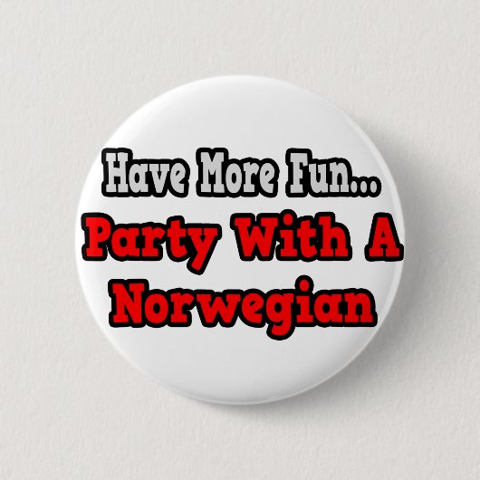 Partij met een Noors Ronde Button 5,7 Cm (Voorkant)