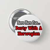 Partij met een Noors Ronde Button 5,7 Cm (Voorkant /achterkant)