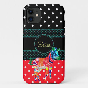 Partij Met monogram van het Patroon van de Dieren Case-Mate iPhone Case