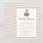 Partij Nautisch Vrijgezellenfeest-Ankergoud Kaart (Voorkant / Achterkant)