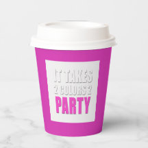 Partij neemt twee kleuren roze wit