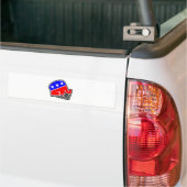 Partij NO (w txt) Bumpersticker (Op Truck)