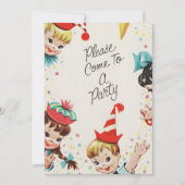  partij nodigt uit kaart (Voorkant)