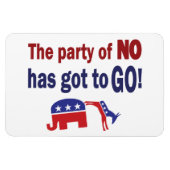 Partij nr. magneet (Horizontaal)