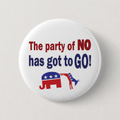 Partij nr. ronde button 5,7 cm (Voorkant)