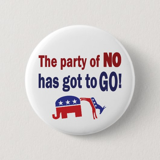 Partij nr. ronde button 5,7 cm (Voorkant)