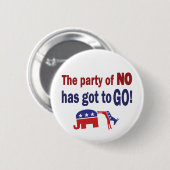 Partij nr. ronde button 5,7 cm (Voorkant /achterkant)