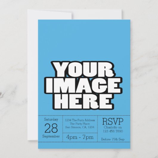 Partij of Gebeurtenis Kaart (Voorkant)