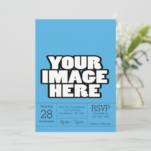 Partij of Gebeurtenis Kaart (Staand voorkant)