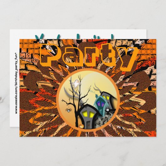 Partij oktober kaart (Voorkant / Achterkant)