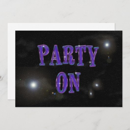 Partij op Uitnodiging (Voorkant / Achterkant)