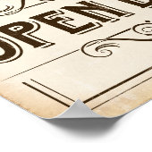 partij OPEN BAR-afdruk Poster (Hoek)