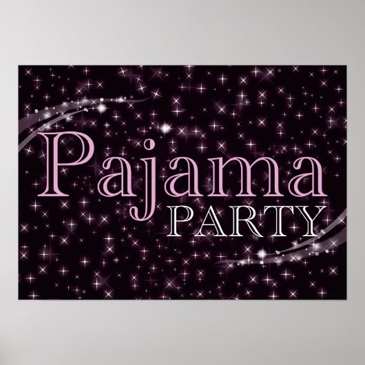 partij pajama : hongerdood poster (Voorkant)