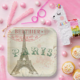  partij papieren bordje